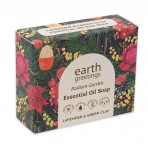 Essential Oil Soap | Radiant Garden | Lavender + Green Clay 